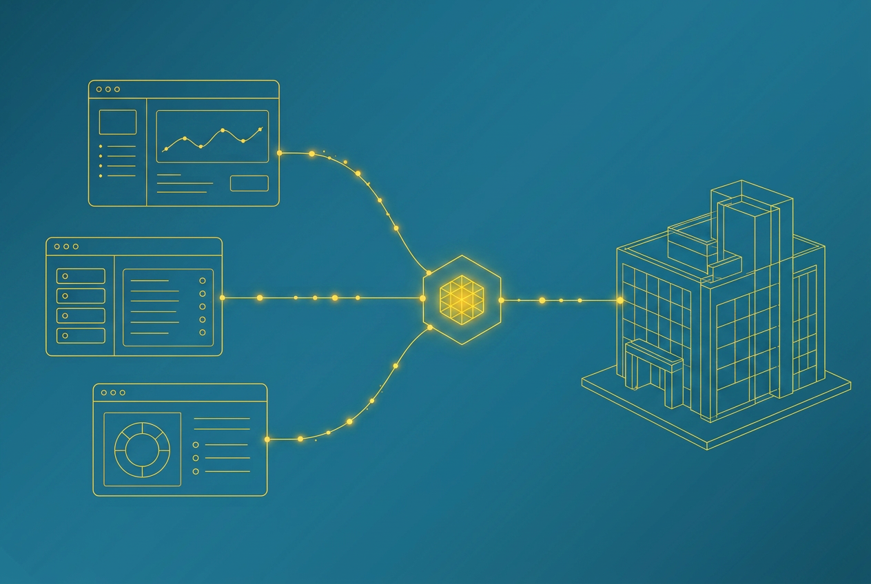 Speckle data streams connecting BIM software to models and dashboards